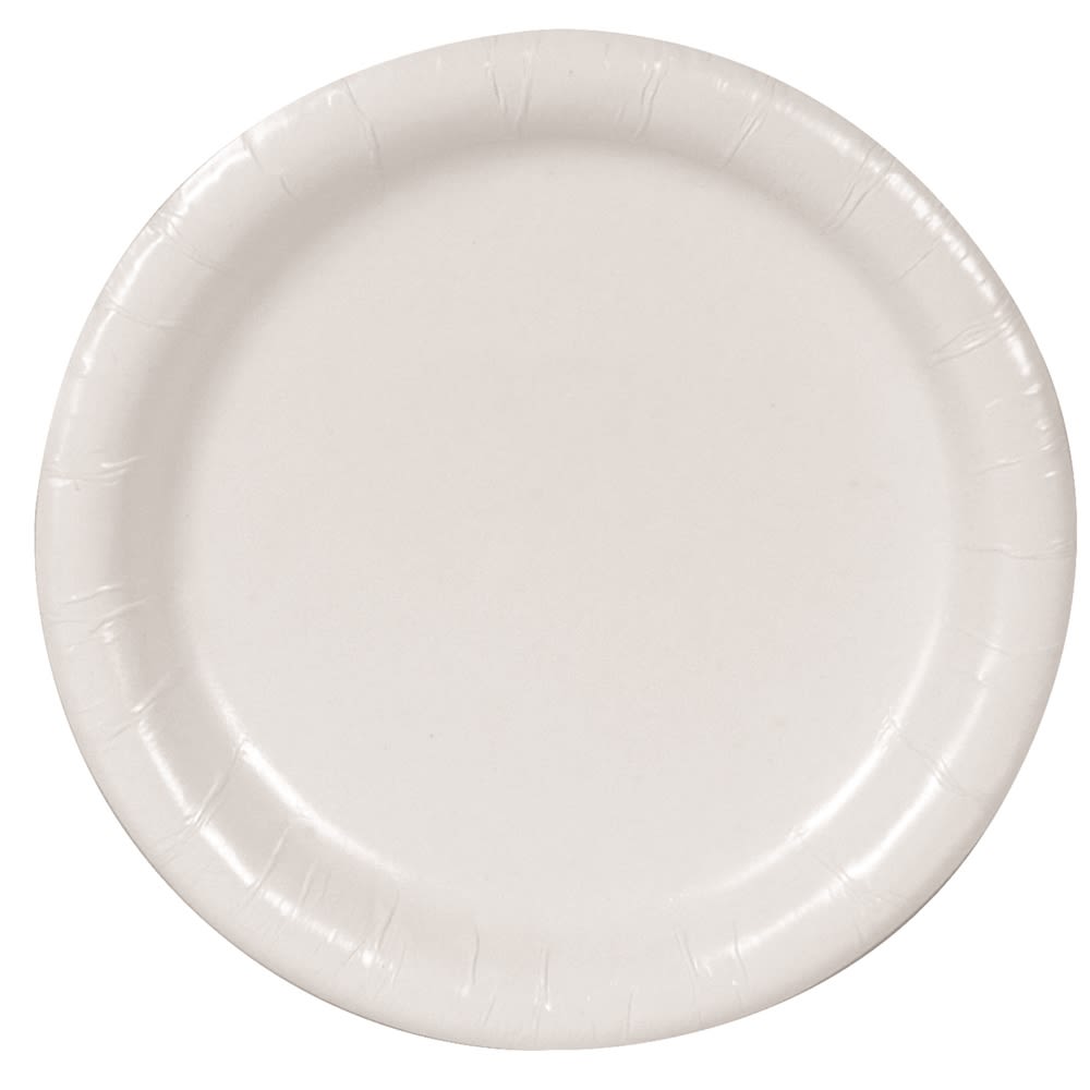 Dixie Ultra® Heavyweight Paper Plates, White, 6in